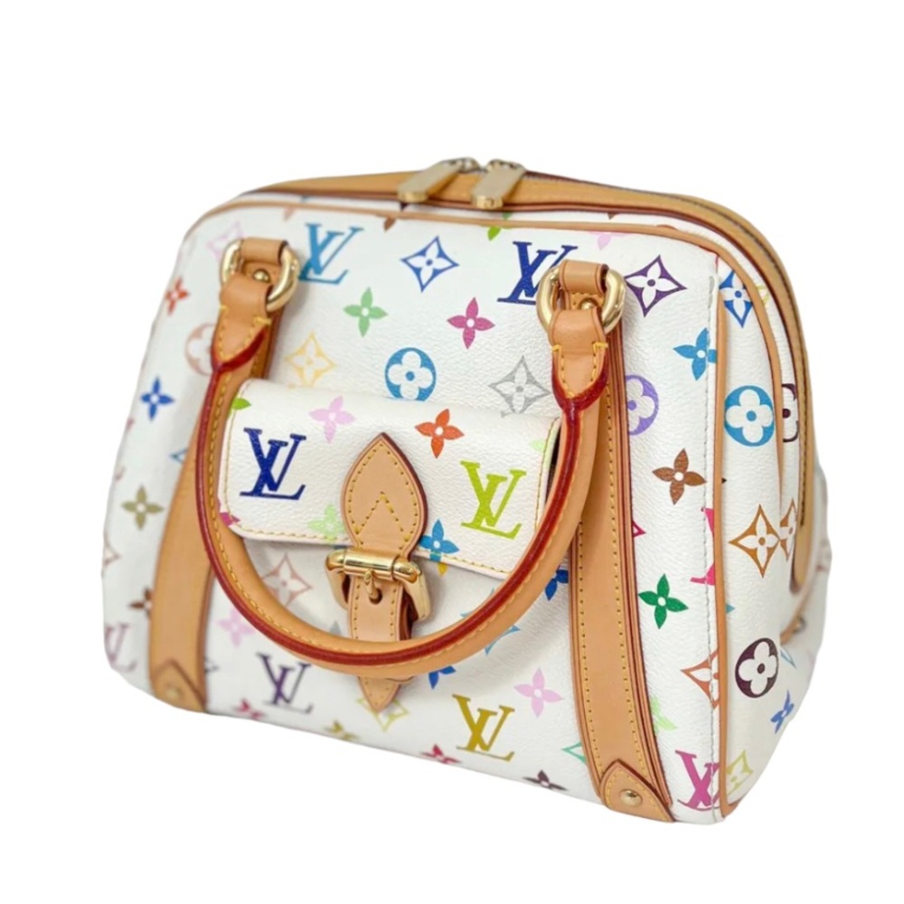 Louis Vuitton Limited Edition# Priscilla Multicolore Hand Bag Authentic - Picture 2 of 7